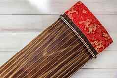 发现了日本竖琴日本传统的仪器