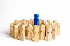 领袖站头人群业务概念领袖领导品质业务概念领袖领导品质人群管理合作会议