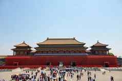 北京中国被禁止的城市被禁止的城市中国人帝国宫ming王朝结束清王朝年