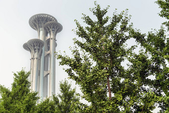 <strong>北京</strong>中国7月奥运公园观察塔位于kehui路南部分奥运绿色朝阳区<strong>北京</strong>中国