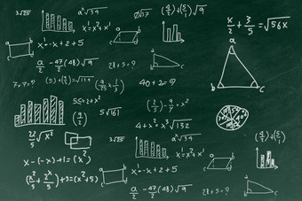 黑板写作数学公式背景回来学校