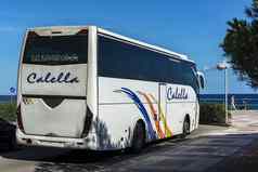 旅游公共汽车公司乘客运输大巴calella