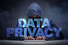 数据隐私概念黑客偷个人信息