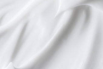 纯白色奶油纹理摘要背景食物物质有机化妆品