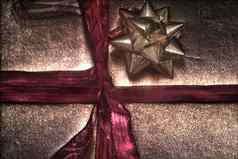 基尔良的发光漂亮的包装圣诞节礼物丝带