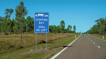 停止湾标志澳大利亚高速公路