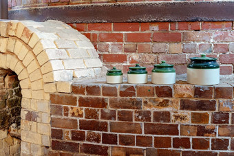 上釉陶器砖墙窑