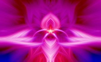 美丽的摘要交织在一起纤维形成形状闪耀火焰花相互关联的心粉红色的紫色的栗色红色的颜色插图