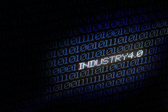 工业蓝色的数字矩阵bacgkground摘要背景技术概念聪明的网络连接互联网的事情主题网络安全主题