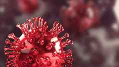 特写镜头冠状病毒科维德人类肺身体背景科学微生物学概念紫色的电晕病毒爆发疫情医疗健康病毒学感染研究插图呈现