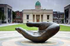 祝手雕塑都柏林共和国爱尔兰