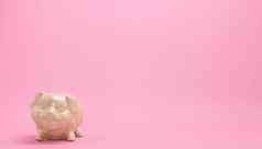 概念小猪银行保存钱投资股票金融增长