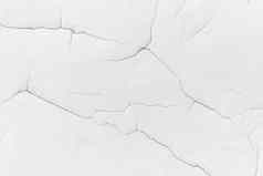 白色石膏墙裂缝纹理背景