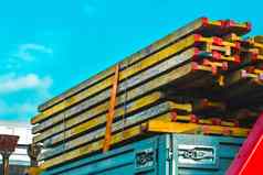 车传输木板材面板木材货物运输运费工业运输