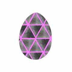 复活节蛋摘要Grey-pink水彩纹理背景