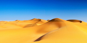 风景优美的脊沙子沙丘撒哈拉沙漠沙漠摩洛哥