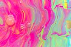 液体芭比风格粉红色的背景泡沫霓虹灯颜色粉红色的艺术作品插图