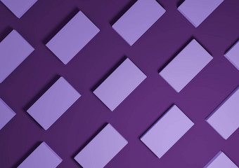 黑暗紫色的紫罗兰色的渲染最小的简单的现代前视图平躺产品显示背景重复的广场站模式