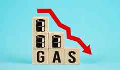 石油危机图表石油价格消极的下降概念燃料危机dropin生产缺乏资源