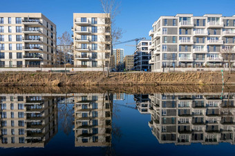 现代公寓建筑柏林德国