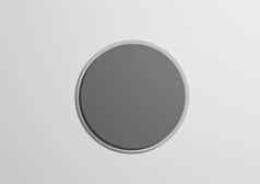 插图黑暗灰色的圆讲台上站前视图平躺产品显示最小的简单的白色光灰色的背景复制空间文本