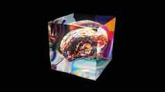 人类大脑内部玻璃多维数据集摘要作文详细的反射分散渲染