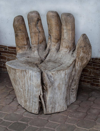 木扶手椅使形式人类手