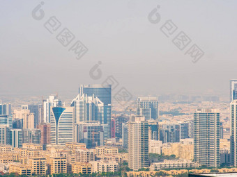 全景区域摩天大楼迪拜