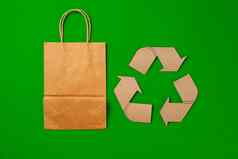 概念纸回收生态友好的消费主义