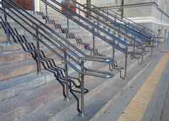 栏杆阴影步骤现代花岗岩楼梯光影子模式