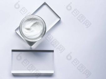 脸奶油保湿霜Jar产品样本玻璃<strong>美护</strong>肤品化妆品科学