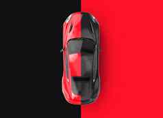 红色的黑色的通用的brandless车黑色的红色的背景