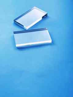 玻璃设备蓝色的背景未来技术摘要屏幕模型设计