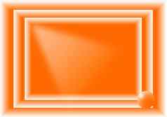 摘要橙色矩形背景橙色球免费的空间