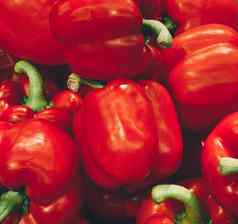 贝尔辣椒健康的有机食物背景新鲜的蔬菜农民市场饮食农业