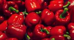贝尔辣椒健康的有机食物背景新鲜的蔬菜农民市场饮食农业