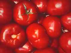 西红柿健康的有机食物背景新鲜的蔬菜农民市场饮食农业