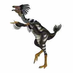 caudipteryx恐龙跳舞