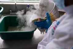 预热过程生产药用蘑菇实验室