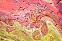 广泛的丙烯酸油漆摘要背景使技术流体艺术时尚色彩斑斓的背景温暖的颜色