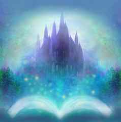 魔法世界故事仙女城堡出现书