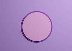 插图光粉红色的圆讲台上站前视图平躺产品显示最小的简单的柔和的紫色的背景复制空间文本
