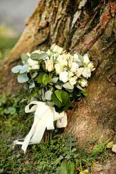 婚礼花束新娘的花