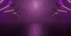 未来主义的未来主义的科学小说神秘的电影烟紫罗兰色的示意图未来主义的展厅大厅摘要背景渲染