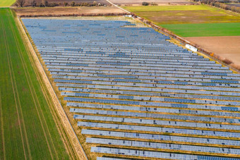 模块大光伏系统农业区域太阳能公园农村德国