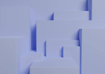 光柔和的蓝色的呈现产品显示讲台上站简单的最小的摘要不对称背景壁纸产品摄影广告城市轮廓