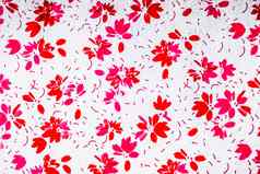 无缝的红色的花纹理使花瓣纤维日本纸模式白色背景