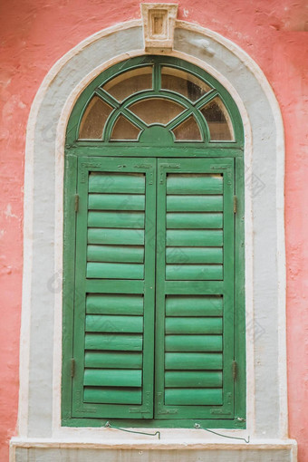 古董拱形百叶窗面板乡村地中海快门木古董百叶窗窗口百叶窗窗口快门种植园快门棕色（的）