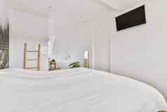 折线形卧室极简主义室内设计