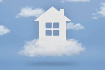<strong>梦想</strong>房子概念购买<strong>梦想</strong>首页白色房子云蓝色的天空背景购买真正的房地产真正的房地产贷款